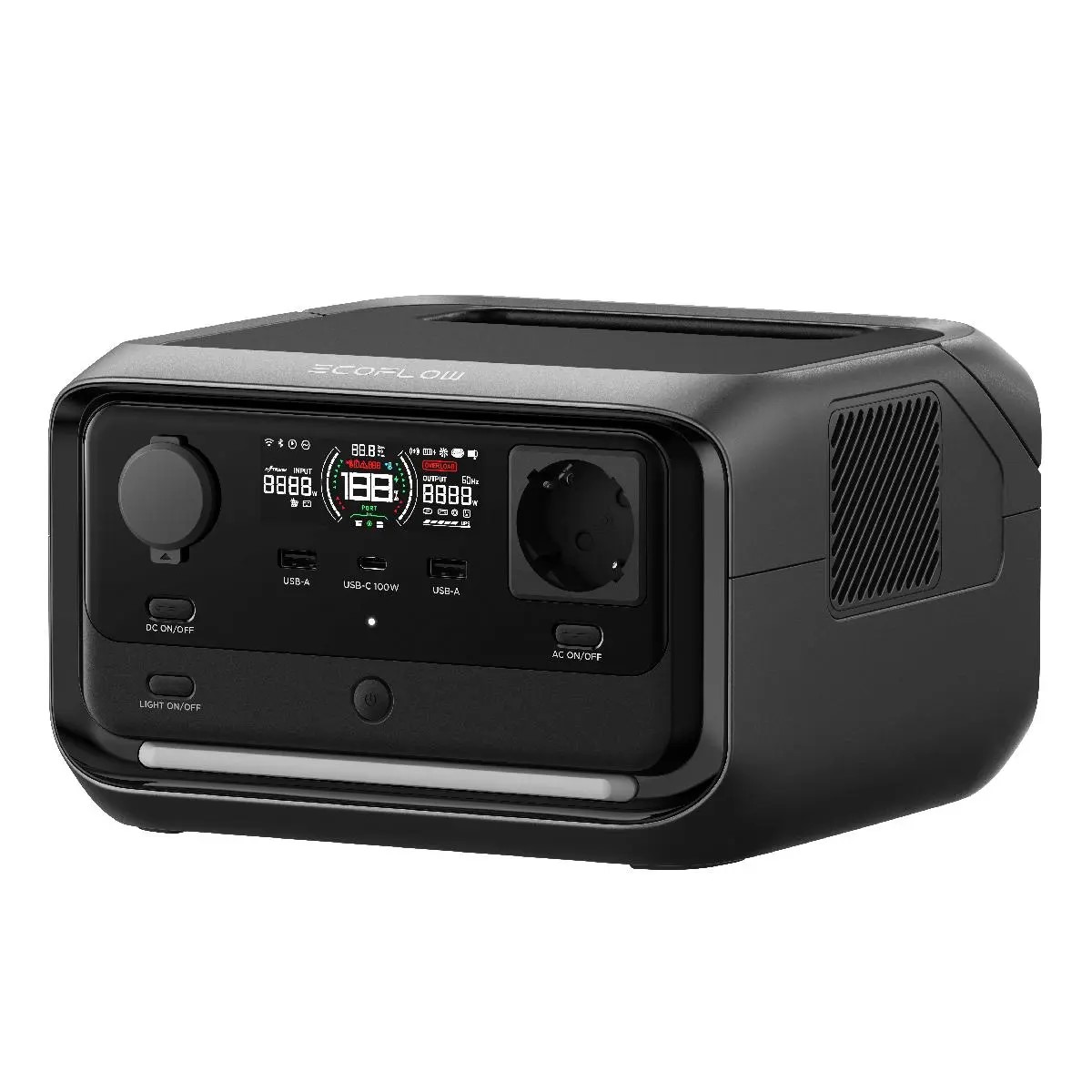 1- Портативная зарядная станция EcoFlow RIVER 3 Plus