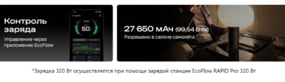 Повербанк EcoFlow RAPID Pro X (27650 мАч, 300 Вт)
